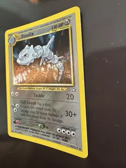 Pokemon Steelix Neo Genesis Holo Rare 110HP Unlimited 15/111 English Card LP+ - Image 2