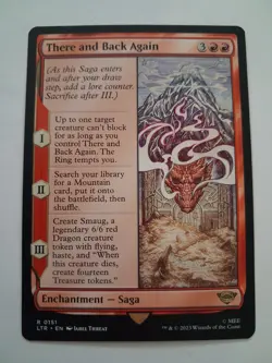 There and Back Again NM LOTR Lord of the Rings MTG Magic the Gathering - Image 1