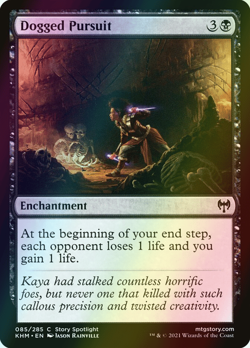 MTG Dogged Pursuit Foil ** Kaldheim ** English (NM) - Image 1