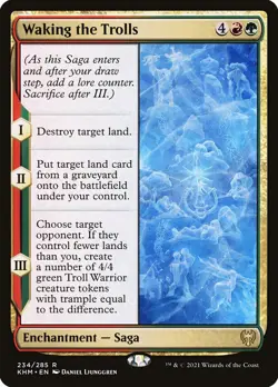 MTG Waking the Trolls ** Kaldheim ** English (NM) - Image 1