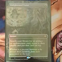 Enlightened Tutor Dominaria Remastered Foil Rare Instant 412 Richard Kane Fergu… - Image 1