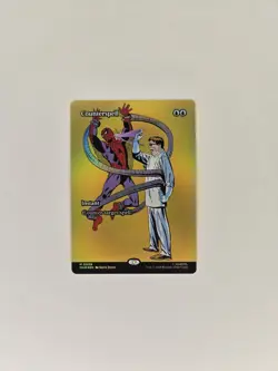 Counterspell Borderless Foil Marvel's Spider-Man Mythic Rare MTG MAR 0009 - Image 2