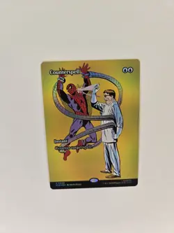 Counterspell Borderless Foil Marvel's Spider-Man Mythic Rare MTG MAR 0009 - Image 5