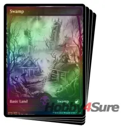 Foil Swamp (273) (full Art) X4 M/NM Magic MTG Innistrad: Midnight Hunt - Image 1