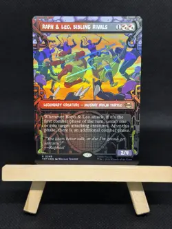 Magic the Gathering: TMNT Raph & Leo, Sibling Rivals Showcase Foil #0249 - Image 1