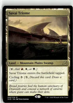 2020 Ikoria: Lair of Behemoths Savai Triome Expansion/Rare #253 - Image 1