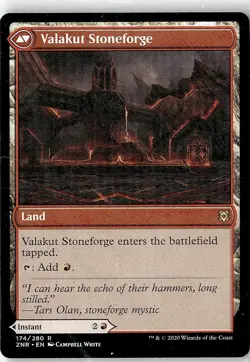 2020 Zendikar Rising Valakut Awakening // Valakut Stoneforge Expansion/Rare #174 - Image 2