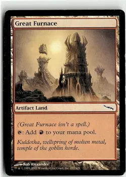 Magic the Gathering 2003 Mirrodin Great Furnace #282 - Image 1