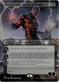 2020 Commander Legends Tevesh Szat, Doom of Fools Foil Draft_Innovation/Mythic - Image 1