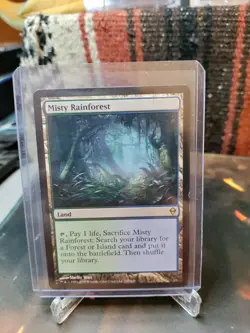 Magic The Gathering Misty Rainforest #220 Zendikar Regular - Image 1