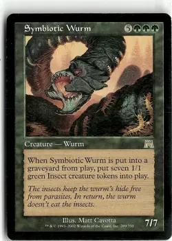 2011 Commander 2011 Symbiotic Wurm Commander/Rare #289 - Image 1