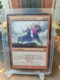 MTG Dictate of the Twin Gods Launch Party & Release Event Promos Foil - Image 1