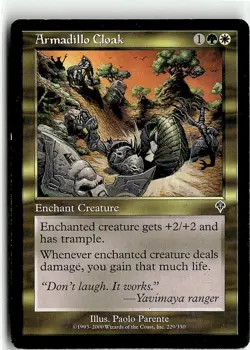 Magic the Gathering 2000 Invasion Armadillo Cloak #229 - Image 1