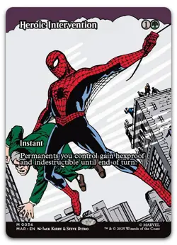 Heroic Intervention (Borderless) #34 (NM) MAR Magic MTG - Image 1