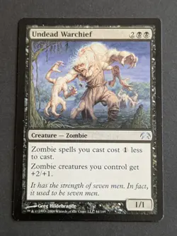 Undead Warchief Planechase Magic the Gathering MtG (Zombie) (4 of 4) - Image 1