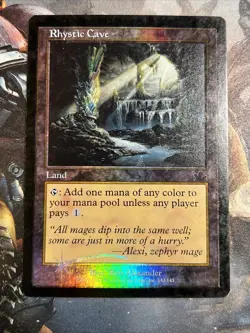 1x Foil Rhystic Cave Prophecy MP MTG Magic the Gathering x1 MKE - Image 1