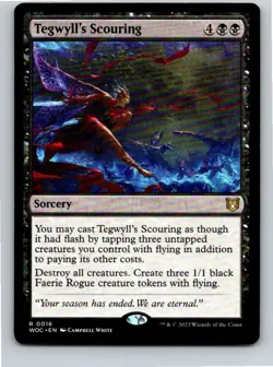 Magic the Gathering Tegwyll's Scouring Wilds of Eldraine Commander MTG Free Ship - Image 1