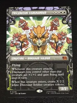 MTG Teenage Mutant Ninja Turtles Triceraton Commander Showcase 0226 NM Mythic - Image 1