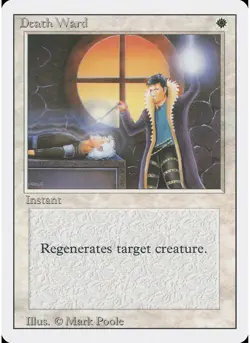 Death Ward MTG NM - Revised Edition - Image 1