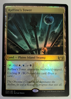 {1x} ~ Raffine's Tower ~ NM MTG Magic EDH Streets of New Capenna **Startropic** - Image 1