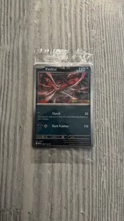 *Error Factory*Pokemon TCG Yveltal Promo Card Mega Evolutions 088/132 Sealed - Image 1