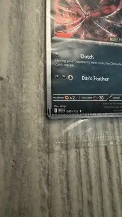 *Error Factory*Pokemon TCG Yveltal Promo Card Mega Evolutions 088/132 Sealed - Image 3