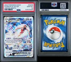 2023 Pokemon Sword And Shield Crown Zenith Deoxys VSTAR Fa PSA 10 #GG46 - Image 3