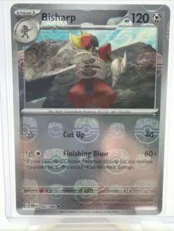 2025 Pokemon Black Bolt Bisharp Reverse Holo Master Ball Uncommon #065/086 - Image 1