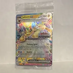 Pokemon Jolteon EX Prismatic Evolutions 030/131 Promo 260 HP Holo Card Sealed - Image 1