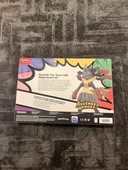 Pokemon TCG Ascended Heroes Premium Poster Collection Mega Lucario Ex - Image 3