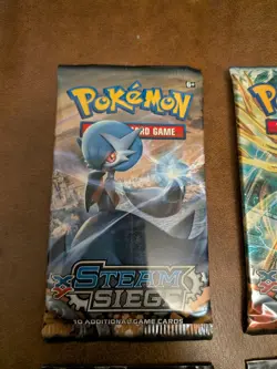 Pokemon Tcg Xy Steam Siege Booster Pack Art Set (All Four Boosters) Sealed Packs - Image 2