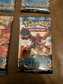 Pokemon Tcg Xy Steam Siege Booster Pack Art Set (All Four Boosters) Sealed Packs - Image 5