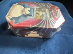 Pokemon TCG Snorlax Mighty Mysterious Knockout Tin Sealed 2021 New! - Image 4