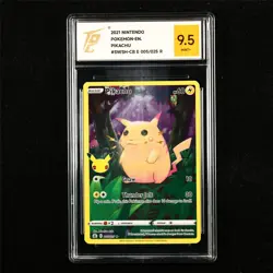 TQG 9.5 MINT+ 2021 Pokemon ENG Pikachu 005/025 R(1) - Image 1