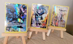 Pokemon Full Art 3 Lot Star Promo Holo Zekrom Dialga & Arceus (XY76/77/83) LP - Image 1
