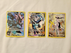 Pokemon Full Art 3 Lot Star Promo Holo Zekrom Dialga & Arceus (XY76/77/83) LP - Image 2