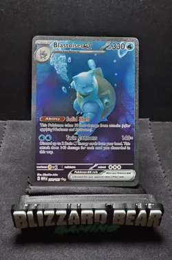 Pokemon TCG Blastoise ex #200 Pokemon Scarlet & Violet 151 SIR MP - Image 1