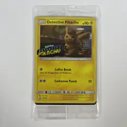Pokemon 2019 Black Star Promo SM190 DVD Stamped Holo Detective Pikachu Sealed - Image 1