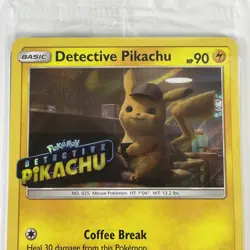 Pokemon 2019 Black Star Promo SM190 DVD Stamped Holo Detective Pikachu Sealed - Image 3