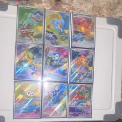 Pokemon First Partner illustrations Full Lot bundle (all 9 promos) - Image 1