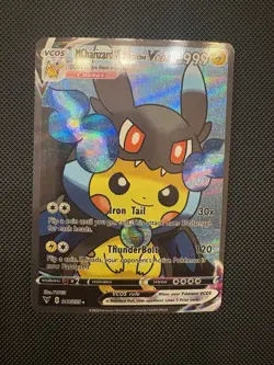 Pokemon MCharizard-X Pikachu Vcos Cosmax Full Art Holo - FAN ART - Image 1