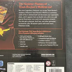 Pokemon TCG Team Rocket’s Moltres ex Ultra Premium Collection UPC Factory Sealed - Image 4