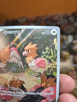 Pokemon TCG Spearow 151/132 Mega Evolution Illustration Rare Near Mint Condition - Image 3
