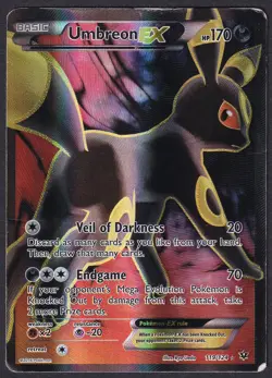 Pokemon Umbreon EX 119/124 Full Art XY Fates Collide - Image 1