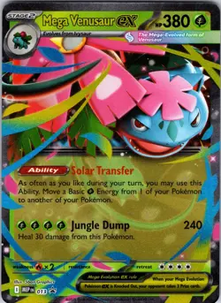 Mega Venusaur ex - 013 ME: Mega Evolution Promo Pokemon NM Holo - Image 1