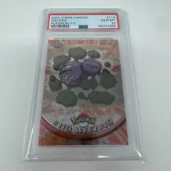 PSA 10 Gem Mint Pokemon Weezing 2000 Topps Chrome #110 - Image 1