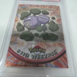 PSA 10 Gem Mint Pokemon Weezing 2000 Topps Chrome #110 - Image 2