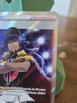 Pokemon Leon Full Art 182/185 Swsh04 Vivid Voltage Ultra Rare Holo Trainer NM - Image 3
