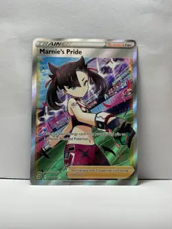 Marnie's Pride 171/172 Brilliant Stars Full Art Holo Rare Trainer Pokemon TCG - Image 1