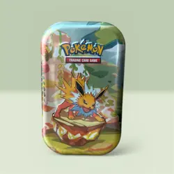 Pokemon Prismatic Evolutions Jolteon Mini Tin Factory Sealed - Image 1
